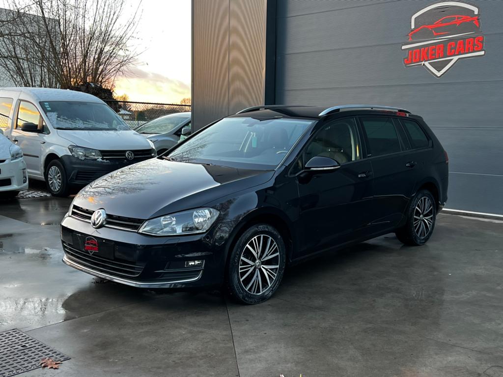 Volkswagen Golf Variant 1.6 TDI BlueMotion DSG Allstar, Auto's, Automaat, Stof, 4 cilinders, Zwart
