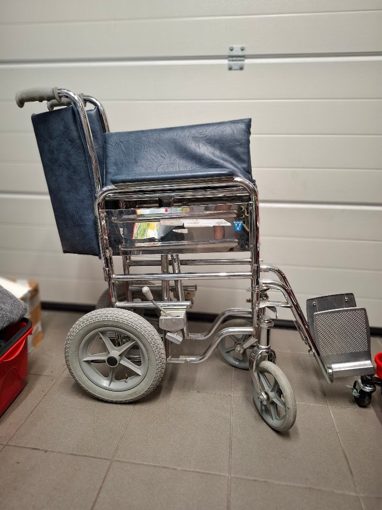 rolstoel, Diversen, Rolstoelen, Ophalen, Inklapbaar, Gebruikt, Duwrolstoel