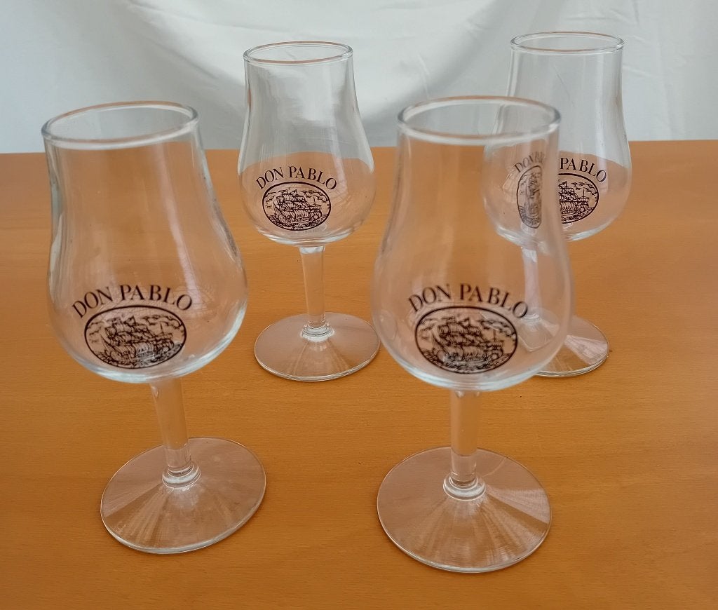 4 NIEUWE DON PABLO PORTO GLAZEN, Verzamelen, Ophalen of Verzenden, Nieuw, Overige typen