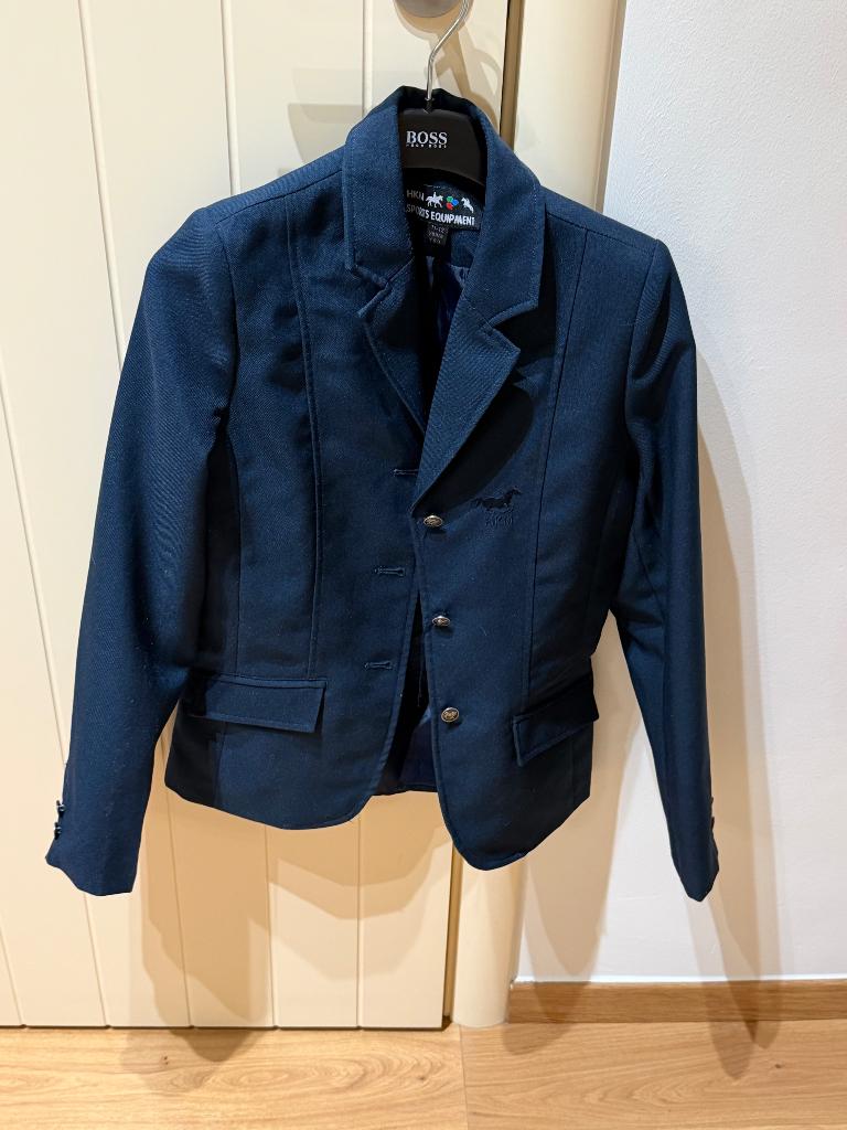 Wedstrijdvest HKM maat 11-12 jaar kleur blauw, Dieren en Toebehoren, Gebruikt, Kinderen, Ophalen of Verzenden, Springen