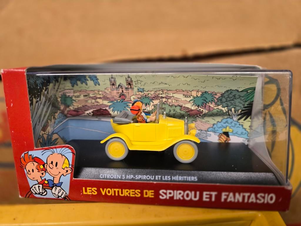 Kuifje, Ophalen, Auto