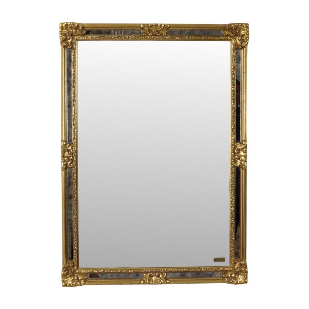 Klassieke Facetgeslepen Deknudt Spiegel Barok Stijl 95cm, Enlèvement, Rectangulaire, 50 à 100 cm, Moins de 100 cm