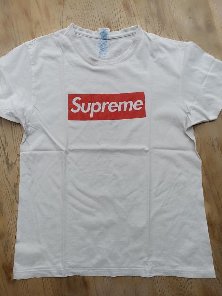 T-shirt imprimé blanc taille XS, Kleding | Heren, T-shirts, Ophalen of Verzenden, Gedragen, Maat 46 (S) of kleiner, Wit