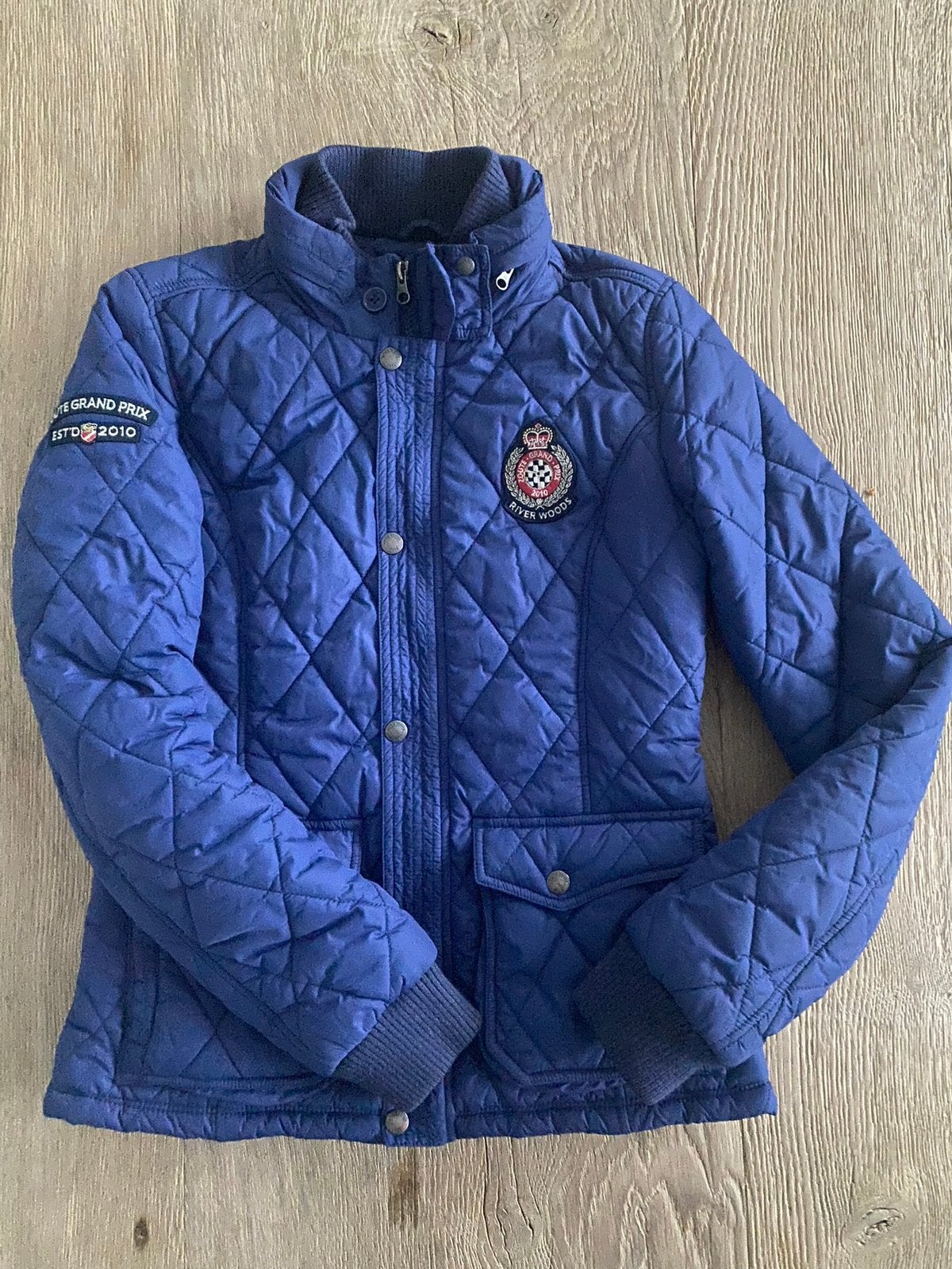 Veste River Woods Zoute Grand Prix taille XS, Enlèvement ou Envoi, Comme neuf, Taille 34 (XS) ou plus petite, Bleu