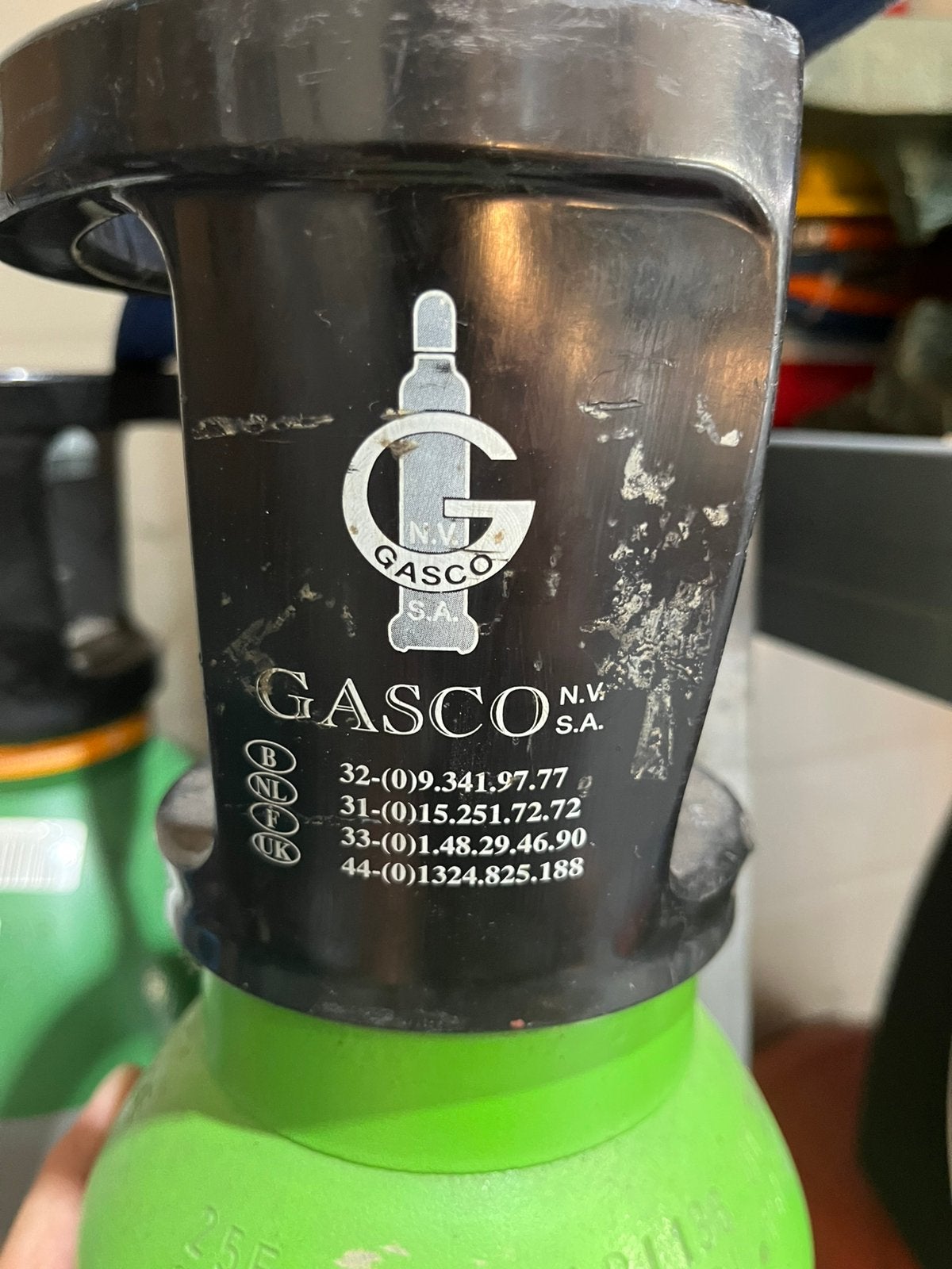 Gasfles GASCO MENGGAS 10 Liter, Ophalen, CO2
