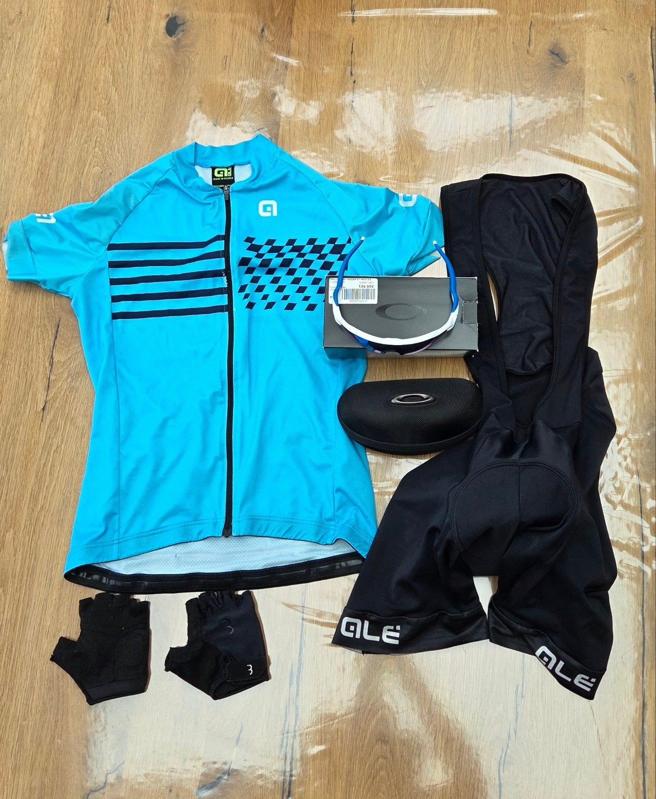 ALE/OAKLEY fietskledingset – wielrennen - jongens - 14 jaar, Enfants & Bébés, Enlèvement ou Envoi, Utilisé, Alé/Oakley, Garçon