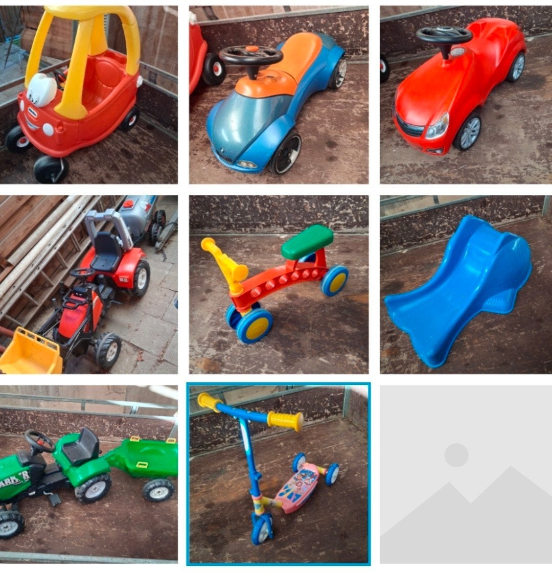 Loopauto step tractor fiets schuifaf auto, Ophalen, Gebruikt