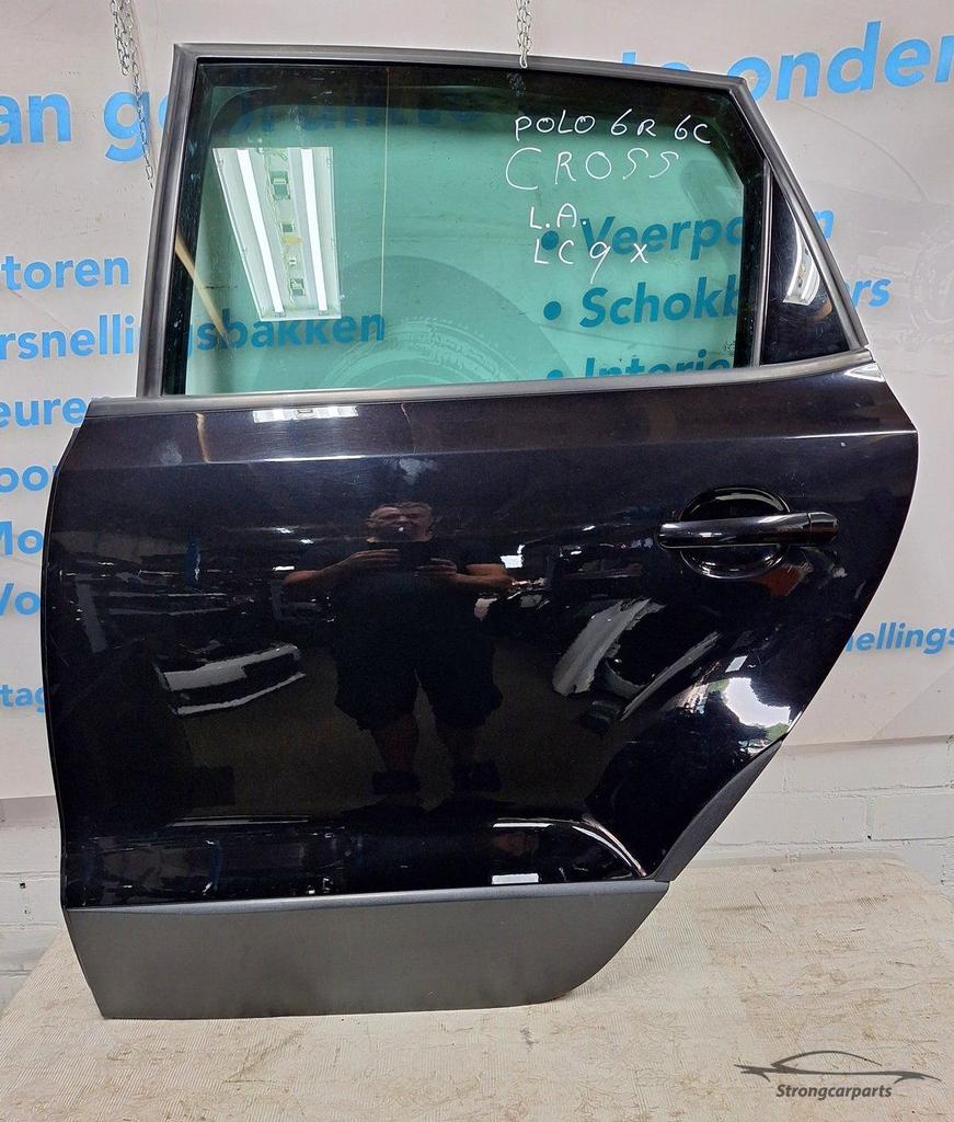 Deur Portier VW Polo 6R 6C Cross links achter compleet LC9X, Auto-onderdelen, Gebruikt, -, -, Ophalen of Verzenden