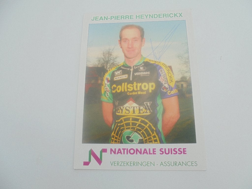 wielrenner-jean-pierre heynderickx, Collections, Photos & Gravures, Envoi, 1980 à nos jours, Comme neuf, Photo