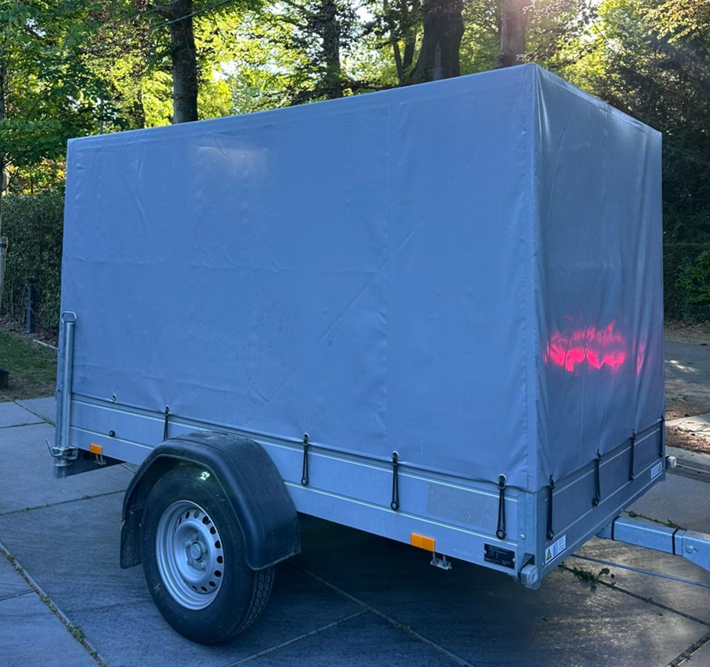 VERHUUR Aanhangwagen geremd 750kg, Enlèvement, Comme neuf