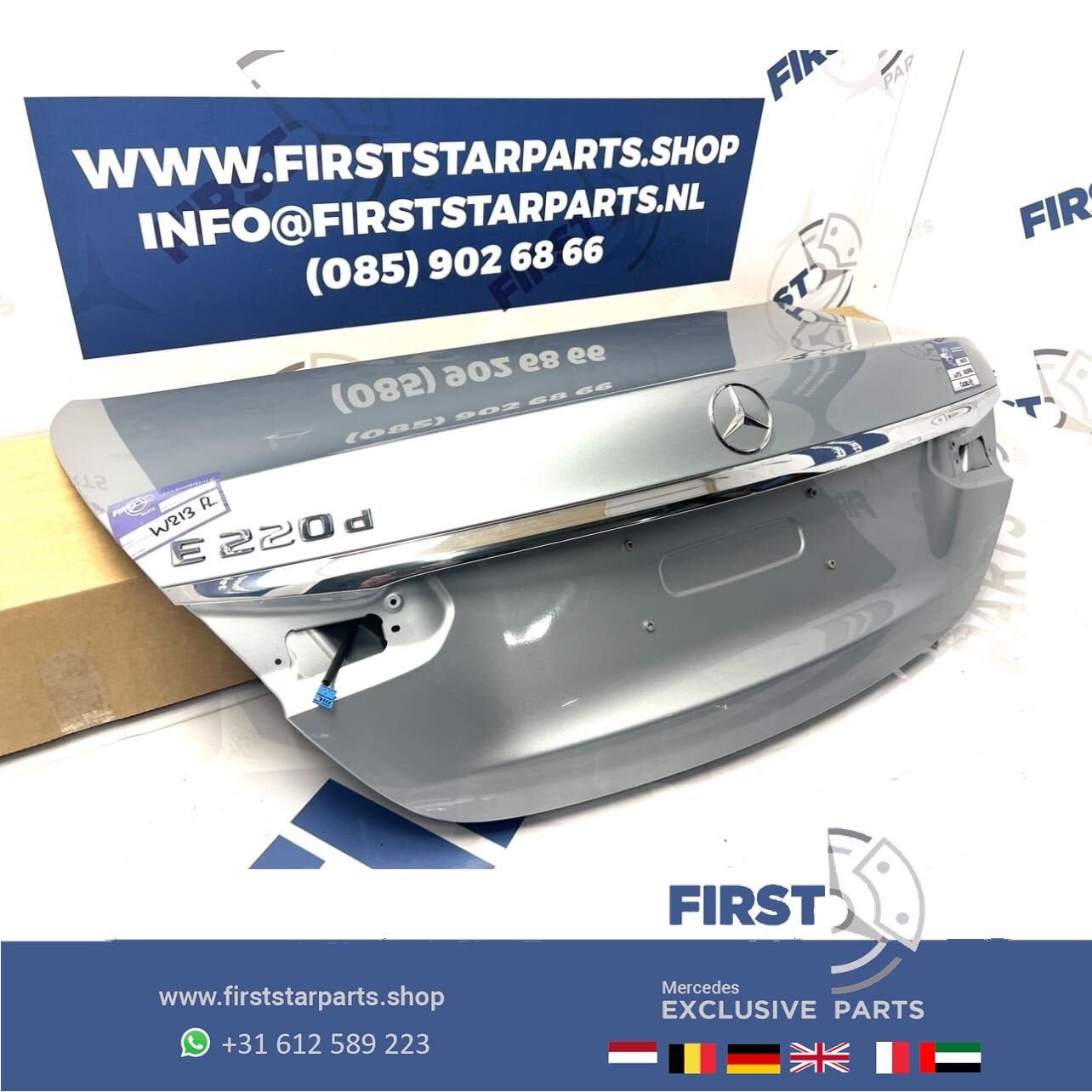 W213 FACELIFT E KLASSE 2023 ACHTERKLEP COMPLETE KOFFERKLEP K, Auto-onderdelen, Gebruikt, Ophalen of Verzenden, Achter, -