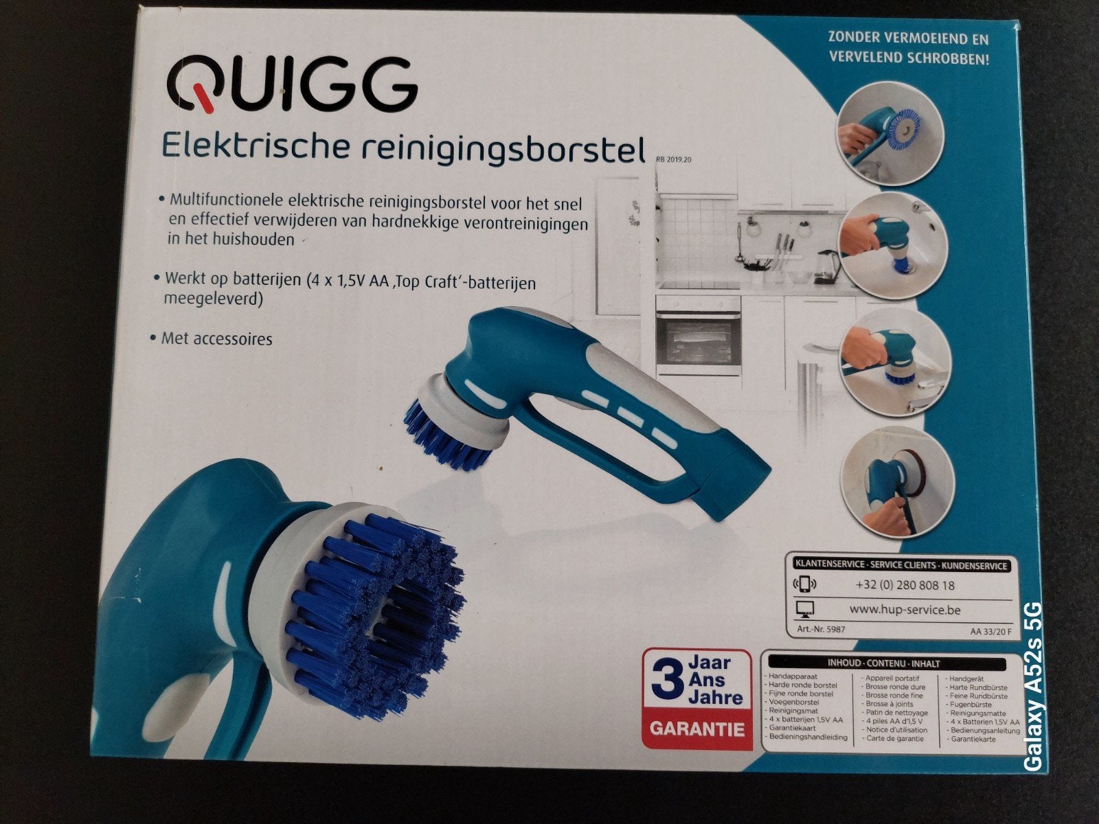 Elektrische reinigingsborstel, Huis en Inrichting, Ophalen of Verzenden, Overige typen