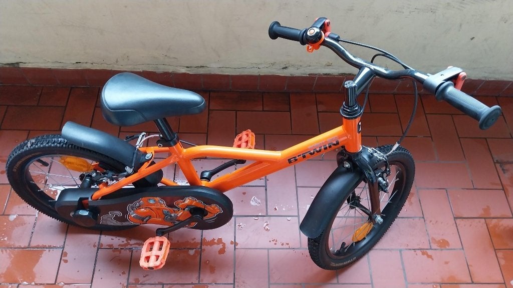 BTWIN Robot 500 kinderfiets - helemaal in orde, Fietsen en Brommers, Ophalen, B-twin, Velgrem, 16 tot 20 inch