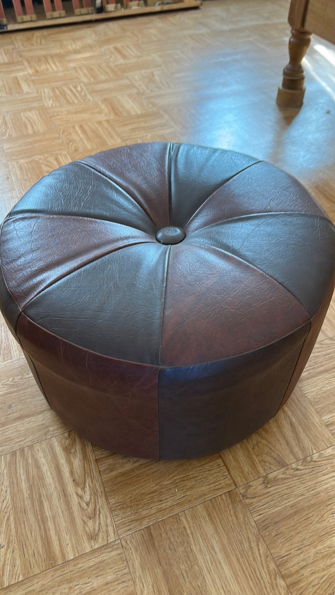 Pouf vintage, Maison & Meubles, Enlèvement, Utilisé