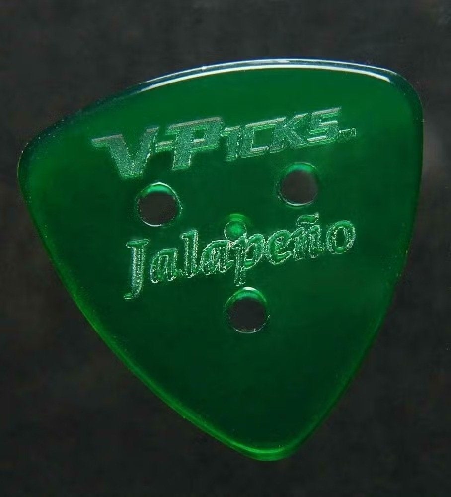 V-Picks Jalapeno Mandoline Green plectrum 1.50 mm, Ophalen of Verzenden, Nieuw, Mandoline