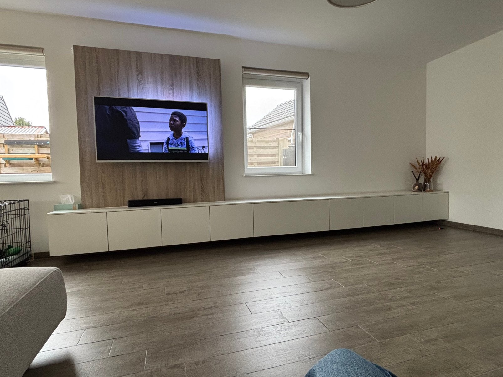 Meuble TV complet, Maison & Meubles, Enlèvement, Comme neuf