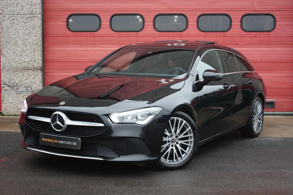 Mercedes-Benz CLA 180 d Shooting Brake // PANO // LUXURY LI, Auto's, Mercedes-Benz, CLA, 4 cilinders, Parkeersensor, Zwart