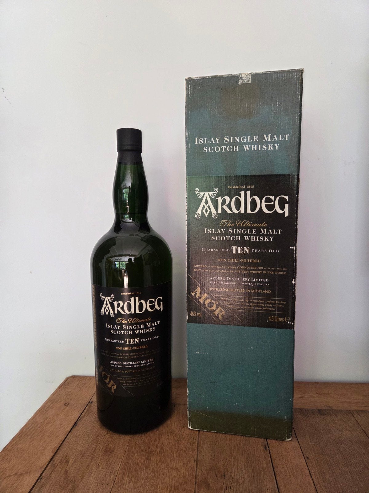 Ardbeg 10 Years Old 2008 - Mór 46% 4,5 Liter (4500 ml), Enlèvement