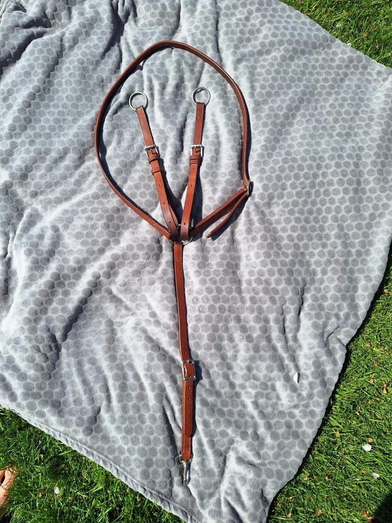 Western martengaal 100% leder, maat: paard/ cob, Ophalen, Bruin