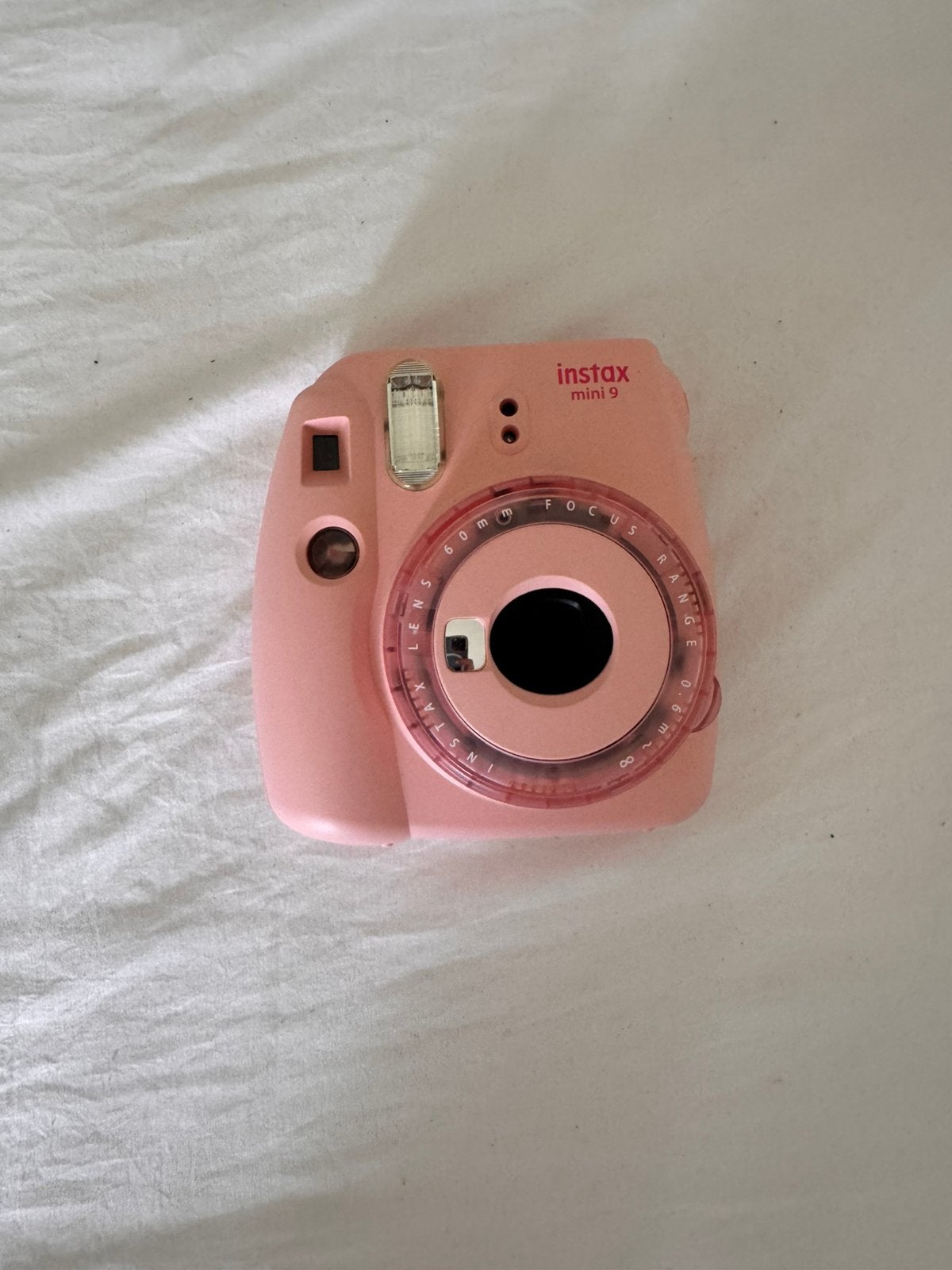 Instax mini 9 rose avec étui, Enlèvement, Comme neuf