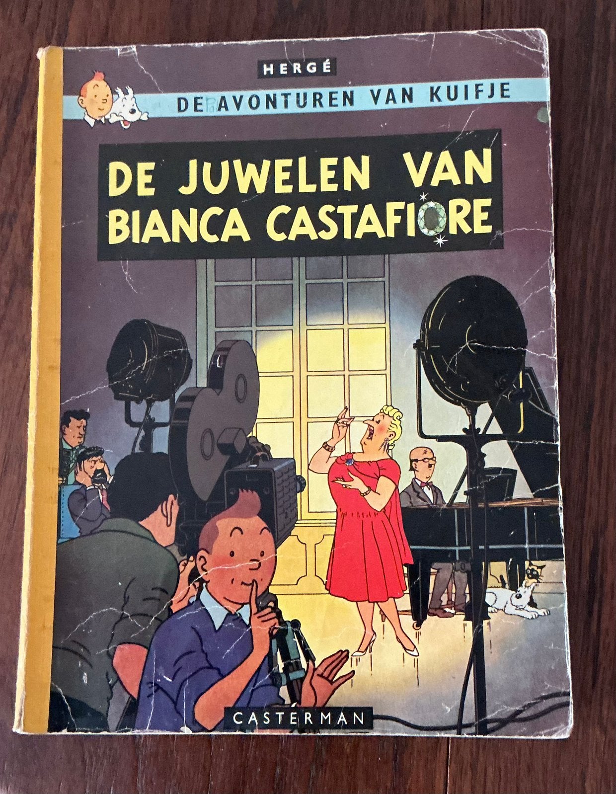 Kuifje (eerste druk 1963). De juwelen van Bianca Castafiore, Boeken, Eén stripboek, Ophalen of Verzenden, Gelezen