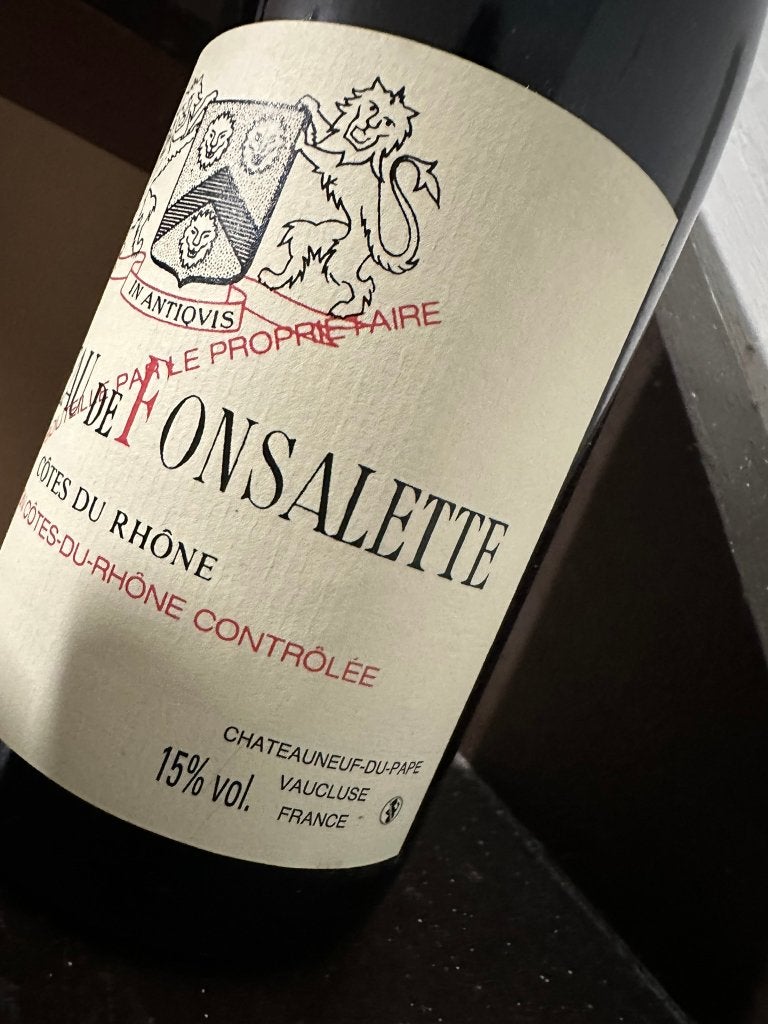 Chateau FONSALETTE 2014, Verzamelen, Wijnen, Frankrijk, Nieuw, Ophalen of Verzenden, Rode wijn
