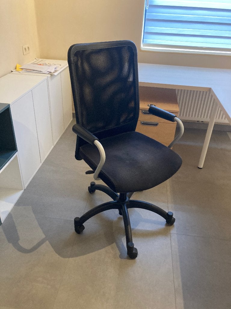 chaise de bureau, Enlèvement, Utilisé, Noir, Chaise de bureau