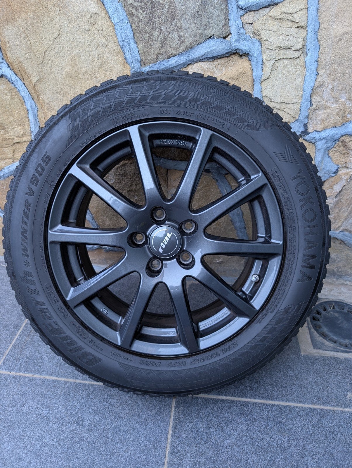 Aluminium velgen steekmaat 5x115 met zeer goede winterbanden, Ophalen, Winterbanden, Velg(en)