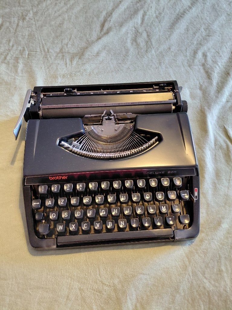 Mechanische typemachine Brother Deluxe 220, Ophalen, Zo goed als nieuw