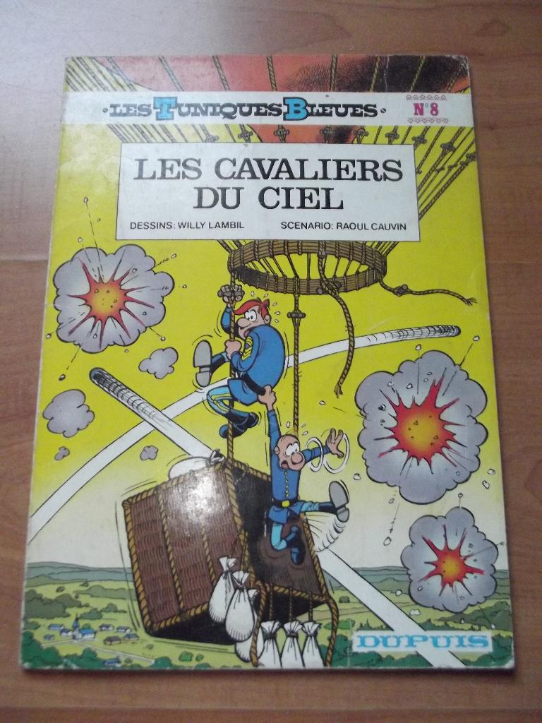 Tuniques Bleues 8. Les cavaliers du ciel / EO, Eén stripboek, Ophalen of Verzenden, Gelezen, Lambil/Cauvin