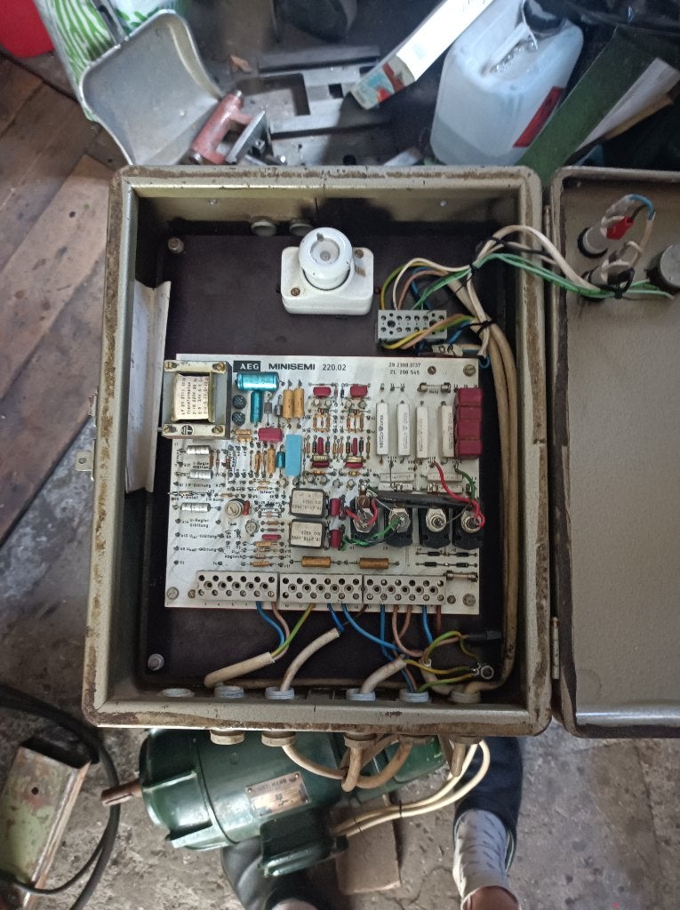 Motor met AEG frequentie regelaar Toerental, Doe-het-zelf en Bouw, Motoren, Ophalen, Gebruikt, Elektromotor, Minder dan 1400 rpm