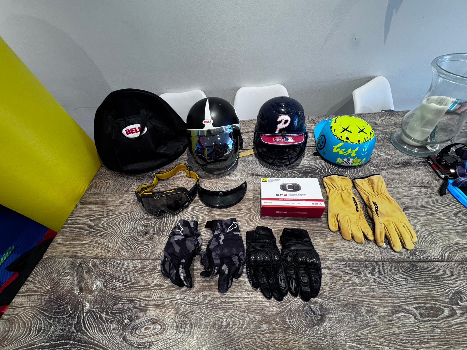 Helmet Bell 500 Ducati Scrambler, Motoren, Kleding | Motorhelmen, Overige merken, S, Tweedehands, Overige typen
