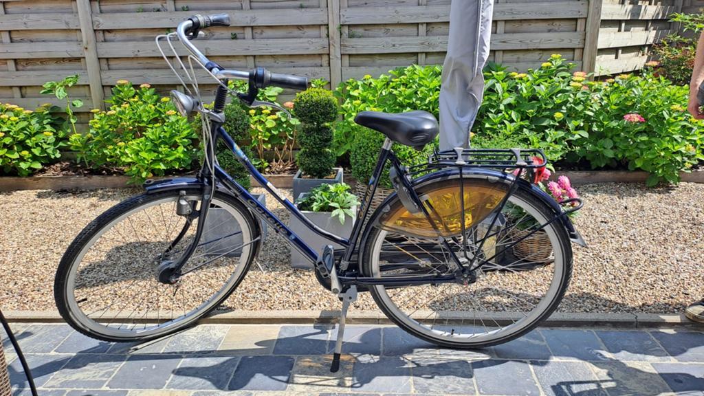 Damesfiets, Fietsen en Brommers, Fietsen | Dames | Damesfietsen, Ophalen, Gebruikt, Velgrem, Versnellingen