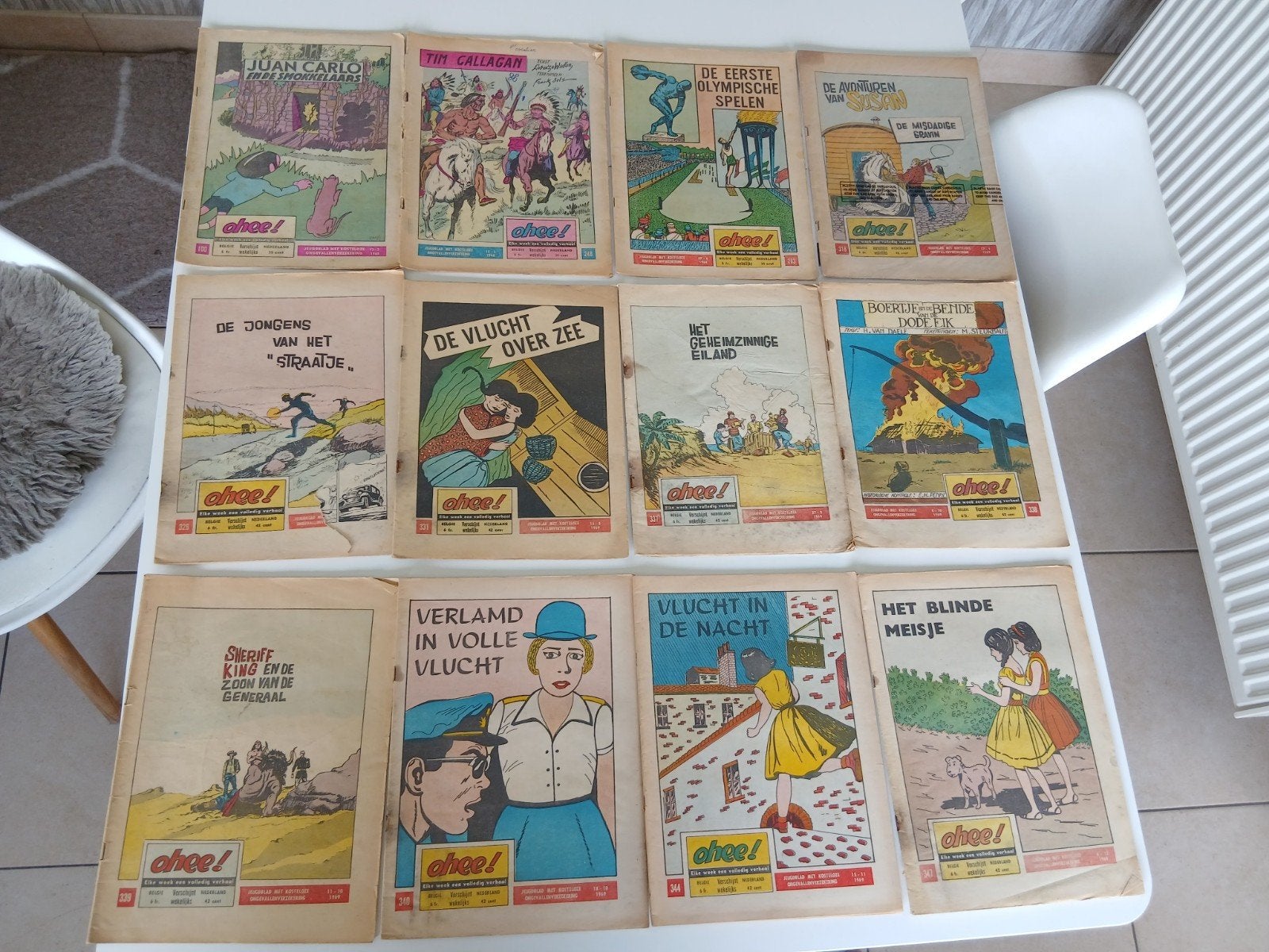 Lot ohee's ( 73st), Boeken, Ophalen
