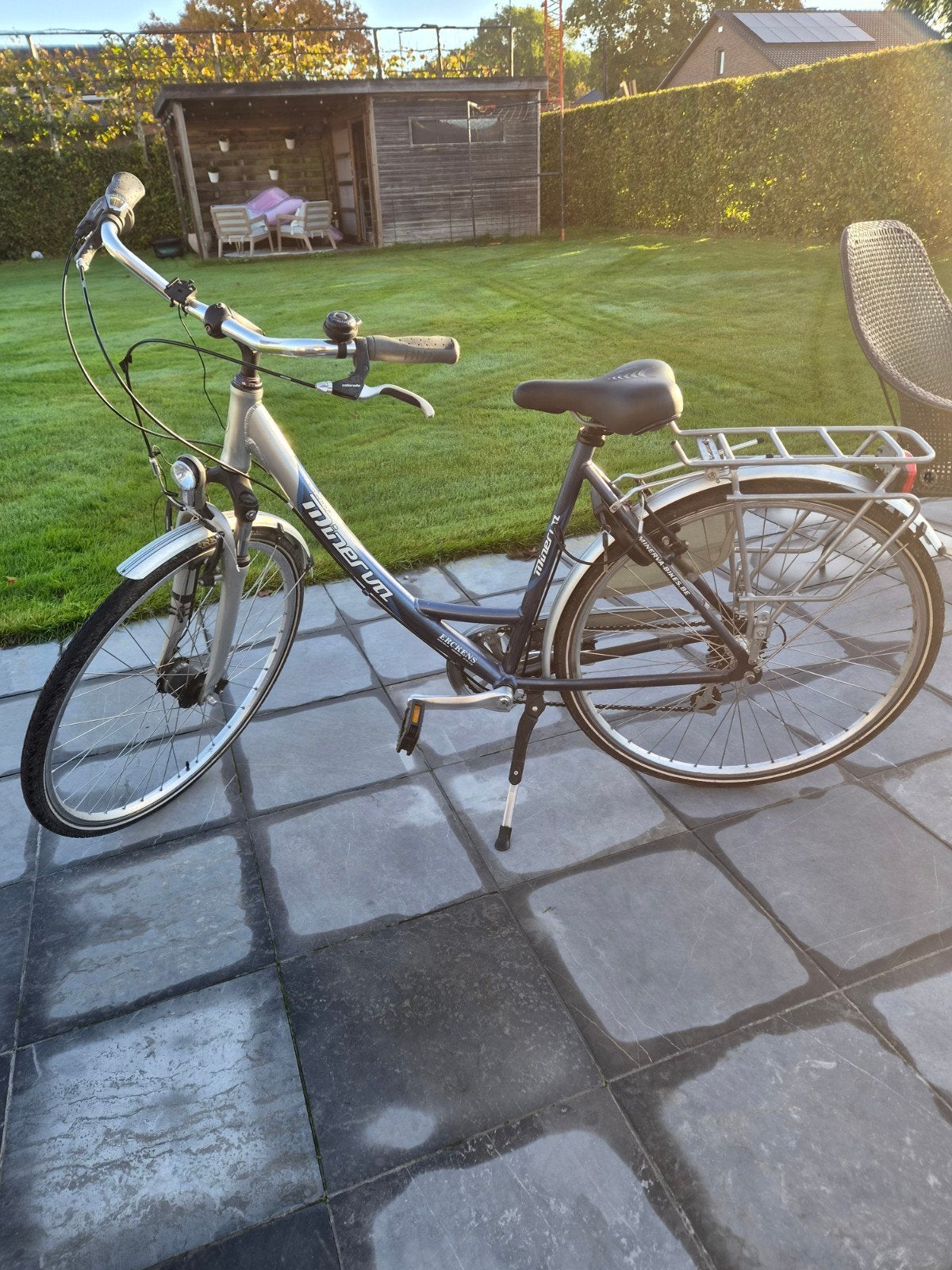 Damesfiets Minerva, Fietsen en Brommers, Ophalen, Gebruikt, Overige merken, Versnellingen