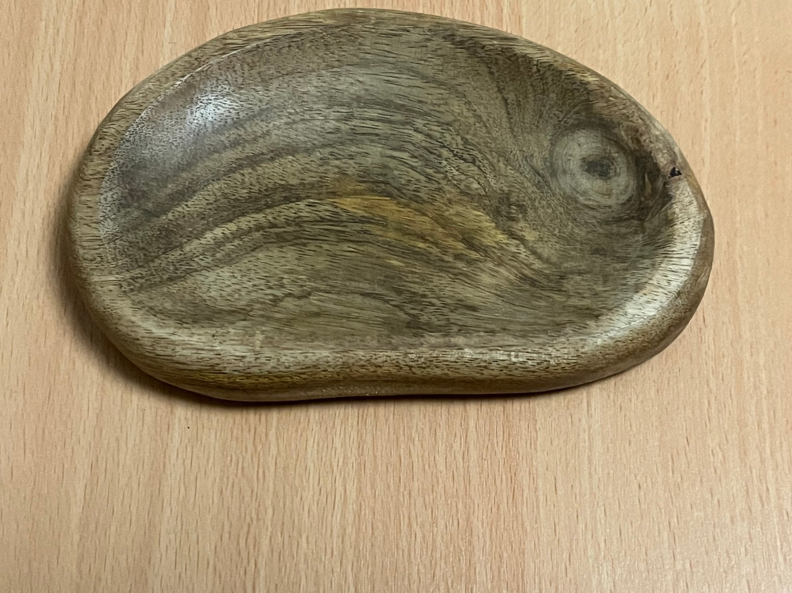 Houten decoratieve onderbordje/ houder etc, Hout, Nieuw, Onderbord, Bruin