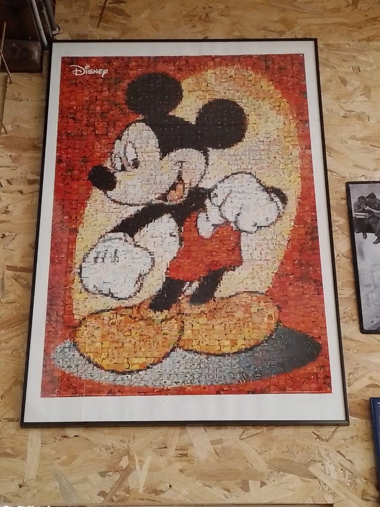 Cadre Mickey Mouse XXL, Collections, Enlèvement ou Envoi, Mickey Mouse, Comme neuf, Image ou Affiche