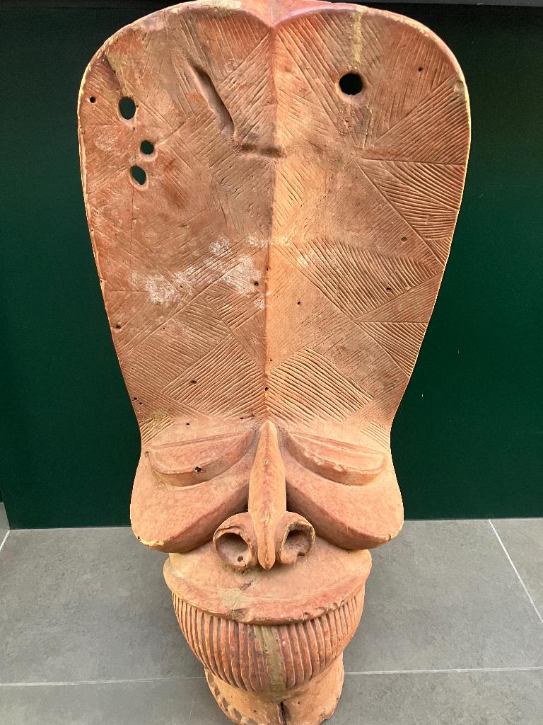 Batcham beeld Kameroen, Ophalen, Hout, Beeld