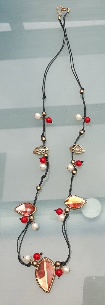 Leuke lange halsketting, Handtassen en Accessoires, Kettingen, Ophalen of Verzenden, Nieuw