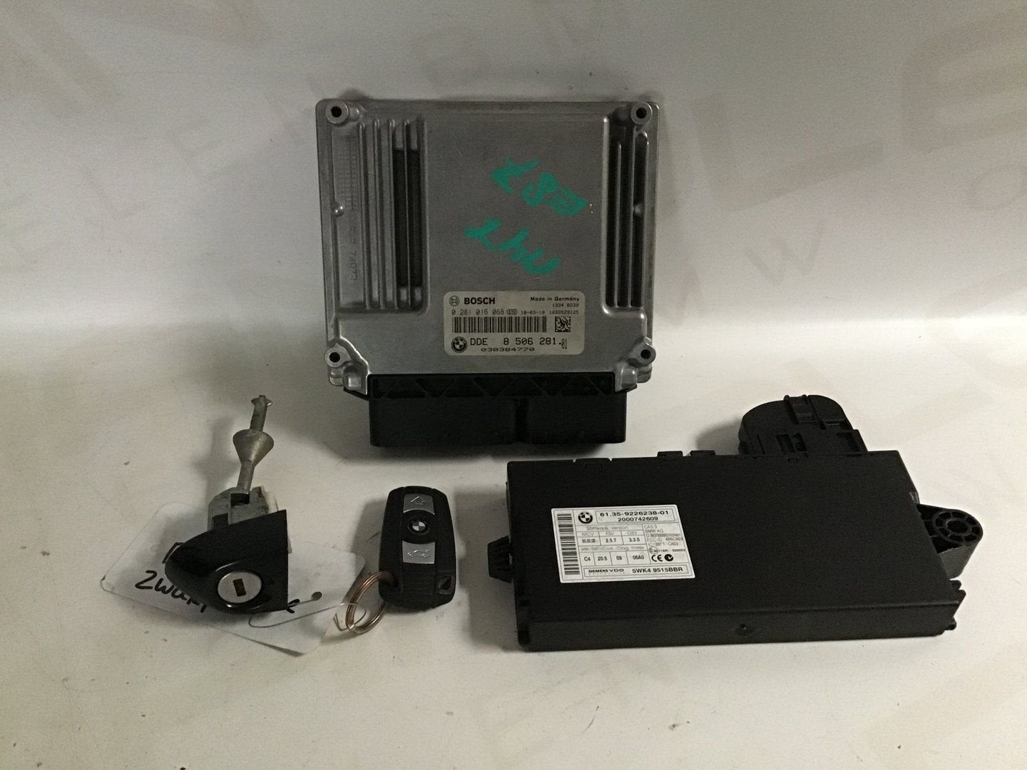 Computer motormanagement set N47D20A BMW E87 DDE8506281, -, Utilisé, -, -