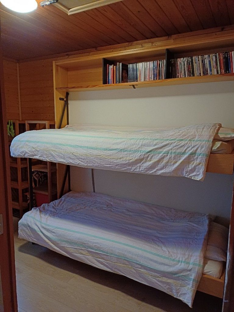 Opklapbaar Stapelbed 2 personen, Ophalen, Gebruikt, Tweepersoons, 190 cm of minder