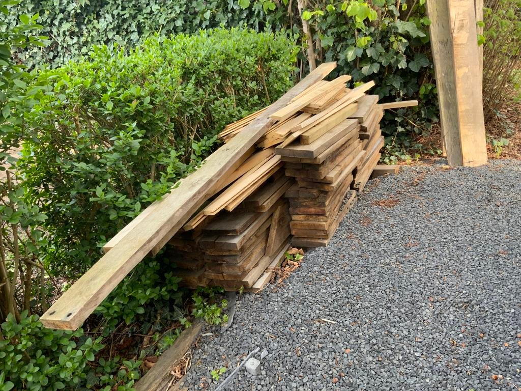 Bois de chêne et d'épicéa, Bricolage & Construction, Enlèvement, Comme neuf, Épicéa