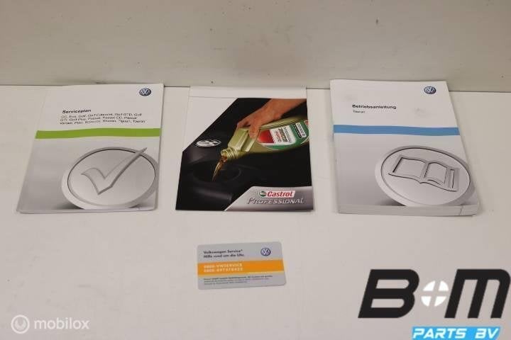 Handleiding en serviceplan duits Volkswagen Touran 1T ., Utilisé