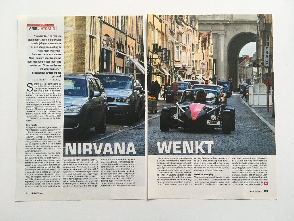 Artikel Ariel Atom 3, Boeken, Auto's | Folders en Tijdschriften, Ophalen of Verzenden, Zo goed als nieuw, Overige merken