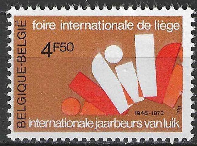 Belgie 1973 - Yvert 1664/OBP 1672 - Jaarbeurs van Luik (PF), Verzenden, Postfris, Postfris