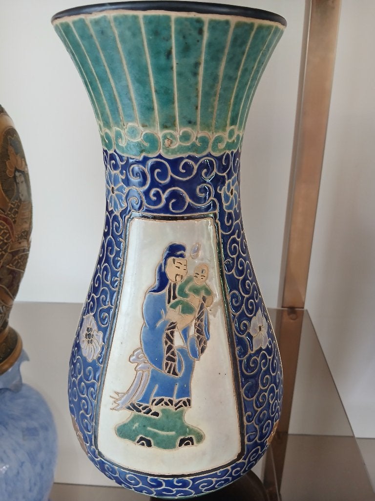 Vase vintage Vietnam MINH LONG, Antiquités & Art, Enlèvement ou Envoi