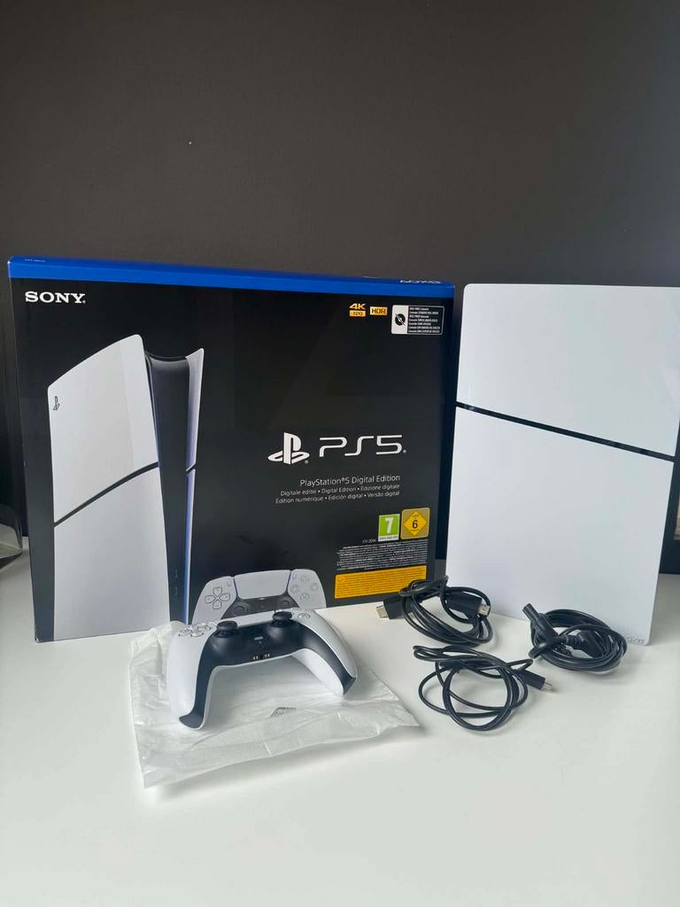 PlayStation 5 Slim Edition – Complete set met doos, Ophalen of Verzenden, Zo goed als nieuw, Playstation 5