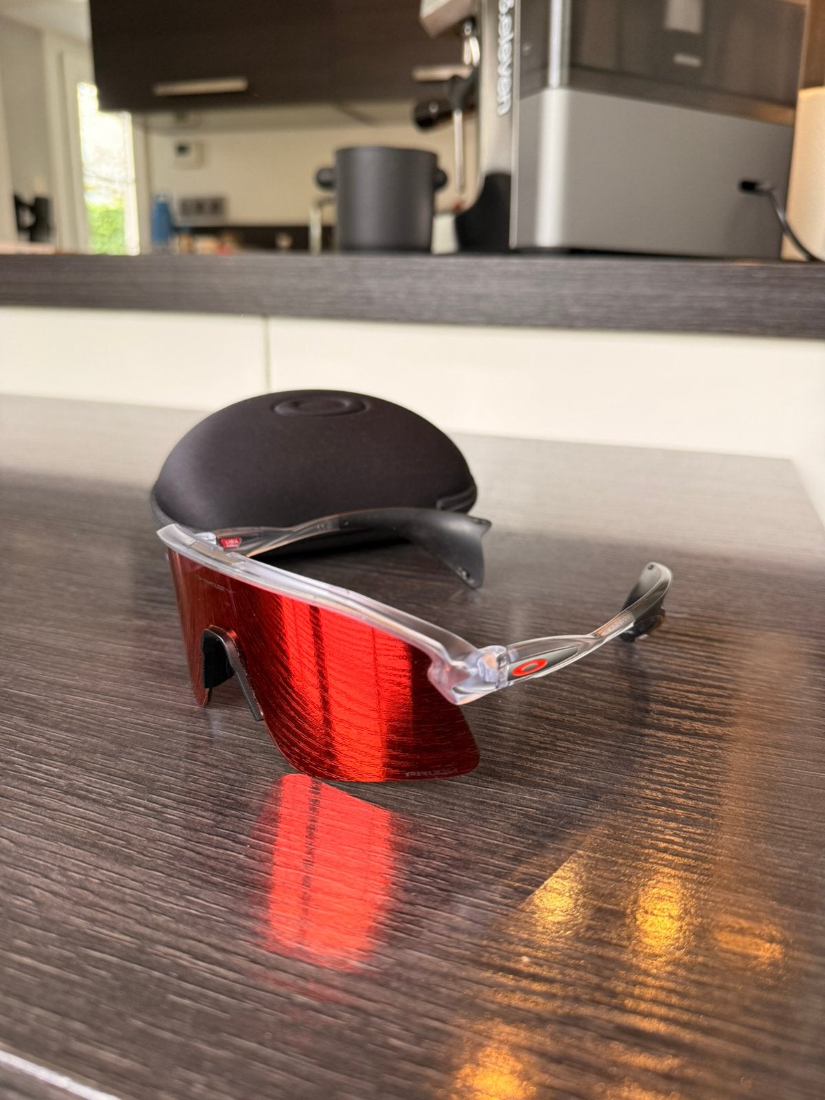 Oakley Stunt Devil, Ophalen, Zonnebril, Wit, Zo goed als nieuw