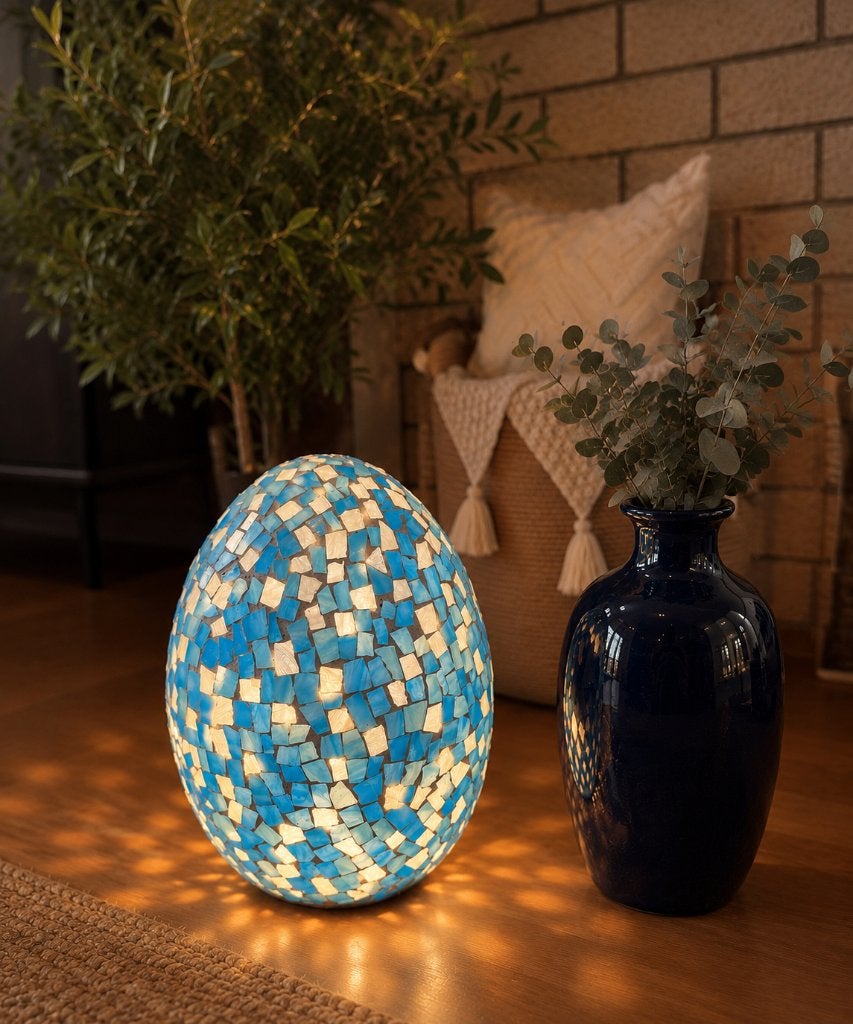 Handmade Mosaic Lamp, Enlèvement
