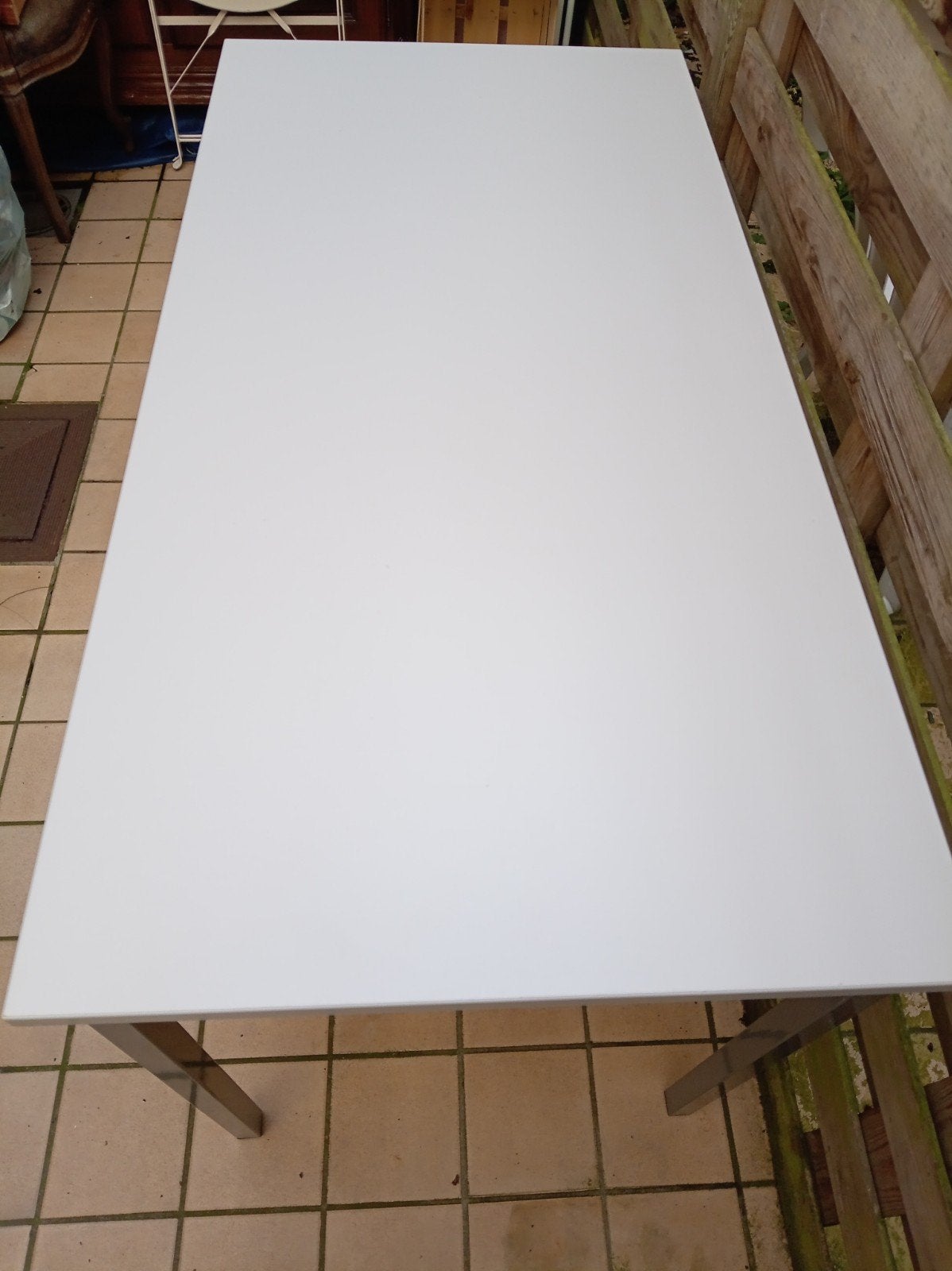 langwerpig tafel, Ophalen